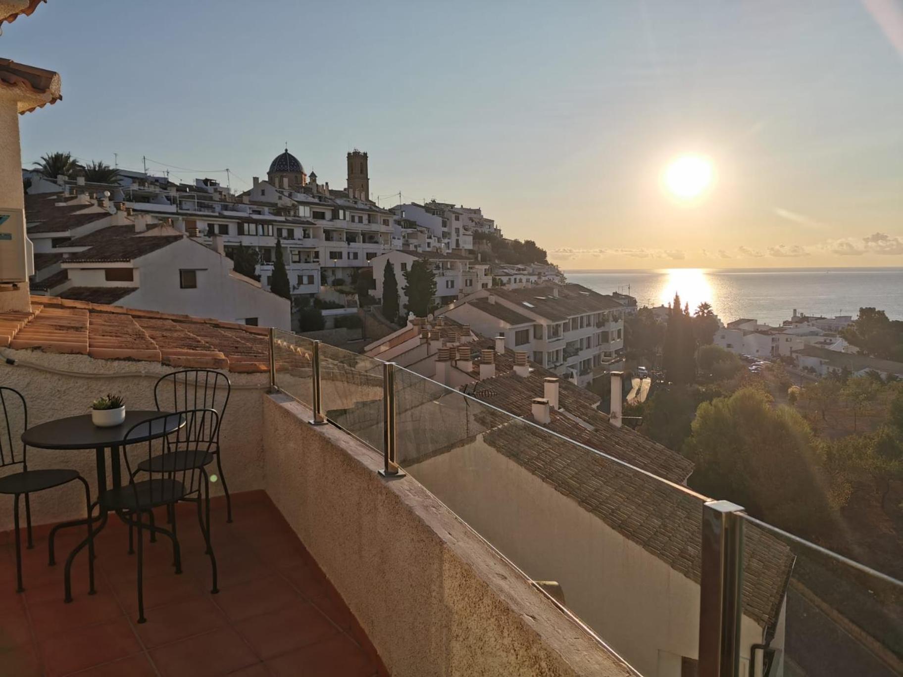 Apartamento Atico-Duplex Con Vistas Al Mar Y Casco Antiguo En Altea Exterior foto